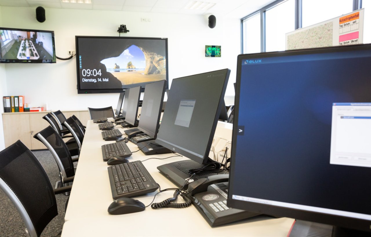 Leitstelle – Katastrophenschutzraum Mühldorf – Referenz Nutz GmbH